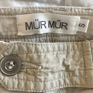 MUR MUR beige crop pants